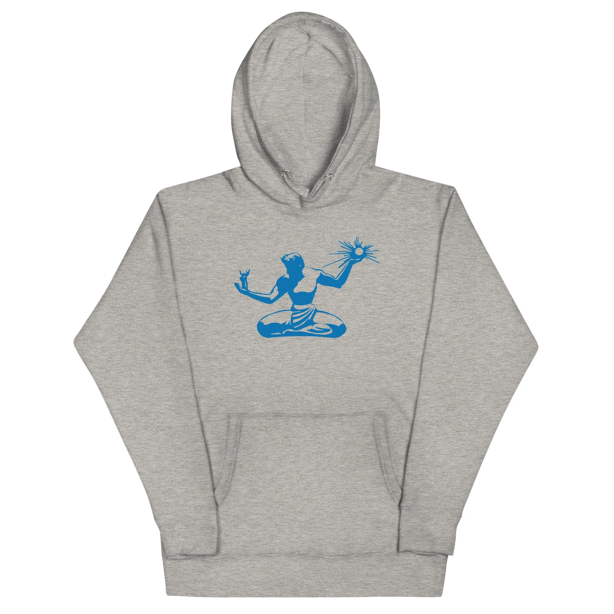 Spirit of Detroit Premium Pullover Unisex Hoodie - Athletic Gray / Blue