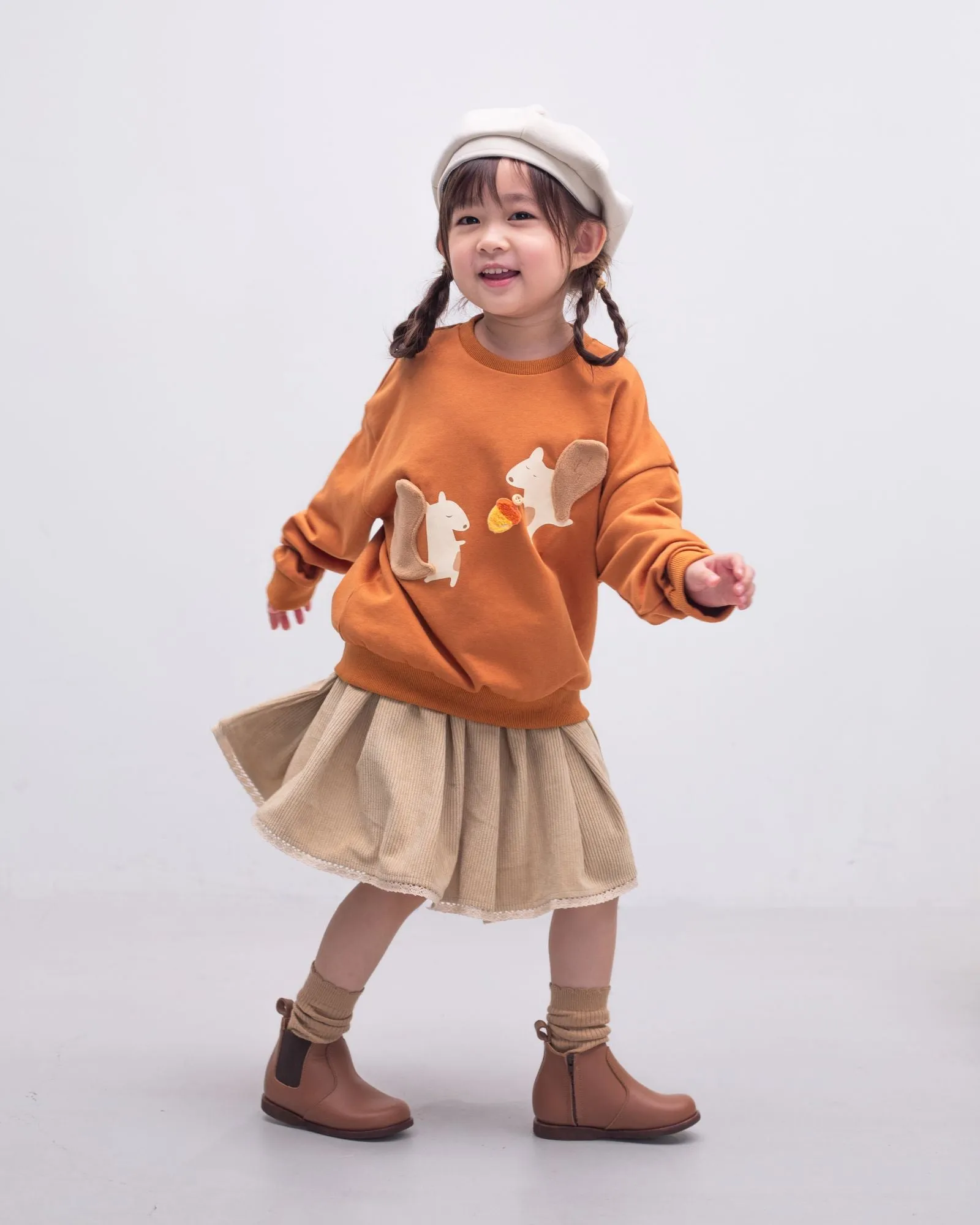 Squirrel Oversized Pullover (Kids & Adults)