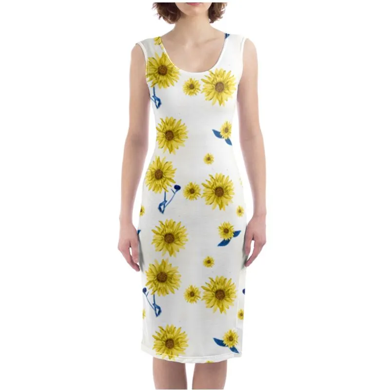 Sunflower Bodycon Dress