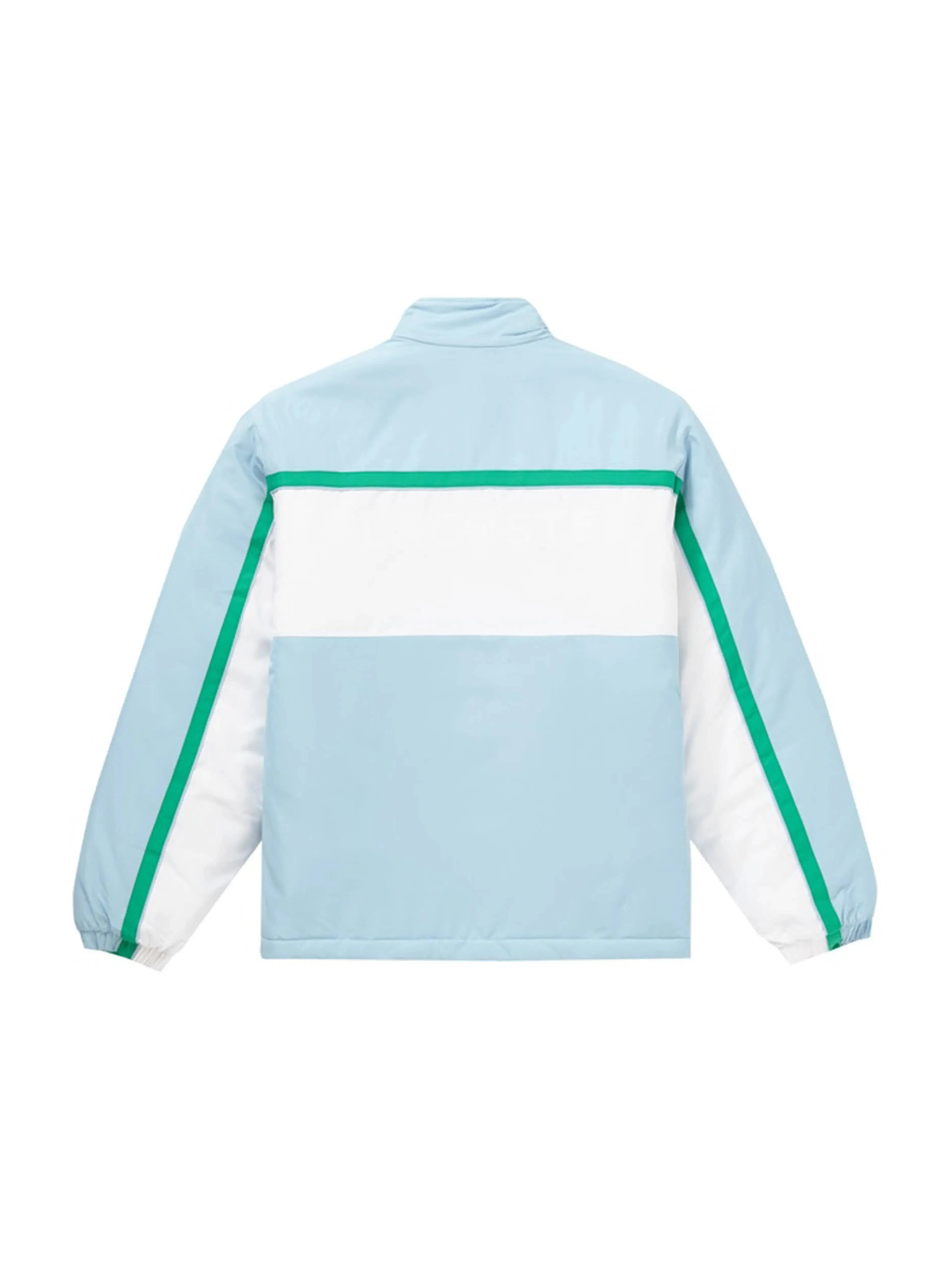 Supreme LACOSTE Puffer Half Zip Pullover Light Blue [FW19]