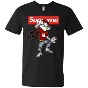 Supreme Rabbit Shirt Men V-Neck T-Shirt