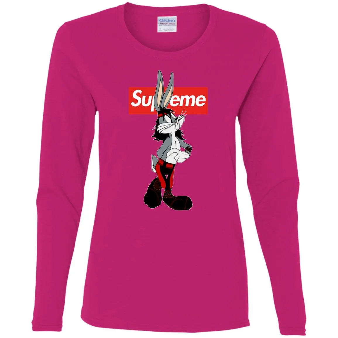 Supreme Rabbit T-shirt Women Long Sleeve Shirt