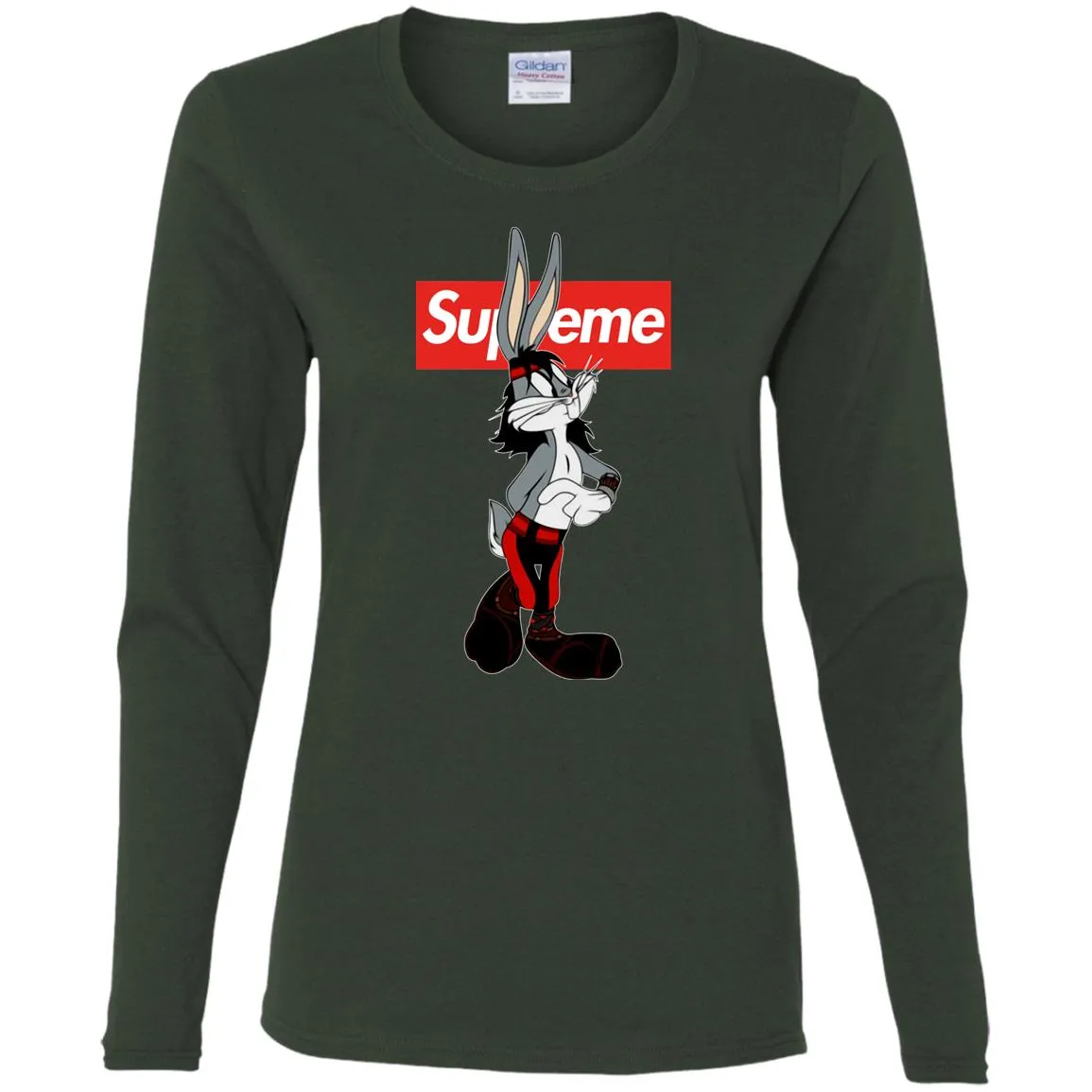 Supreme Rabbit T-shirt Women Long Sleeve Shirt