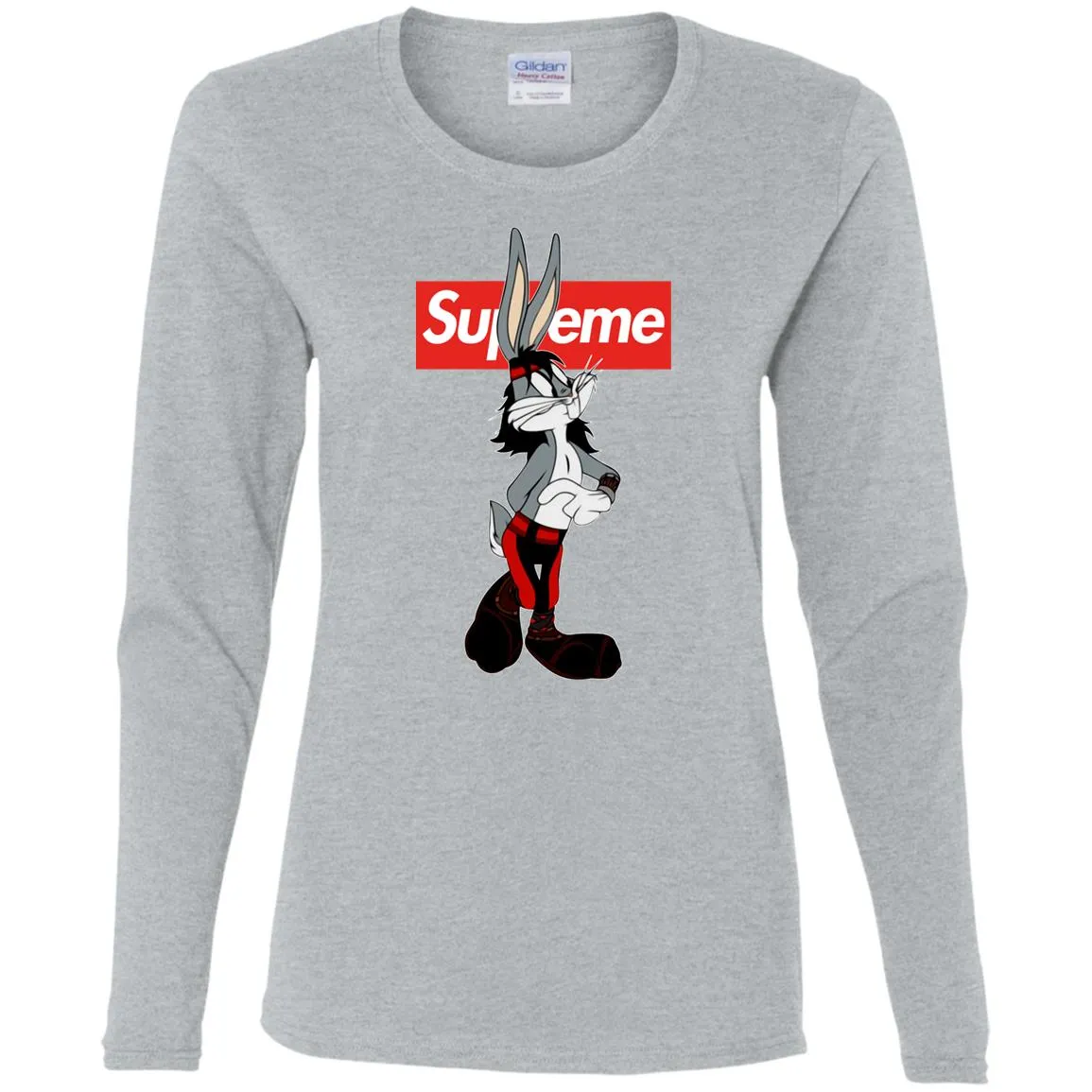 Supreme Rabbit T-shirt Women Long Sleeve Shirt