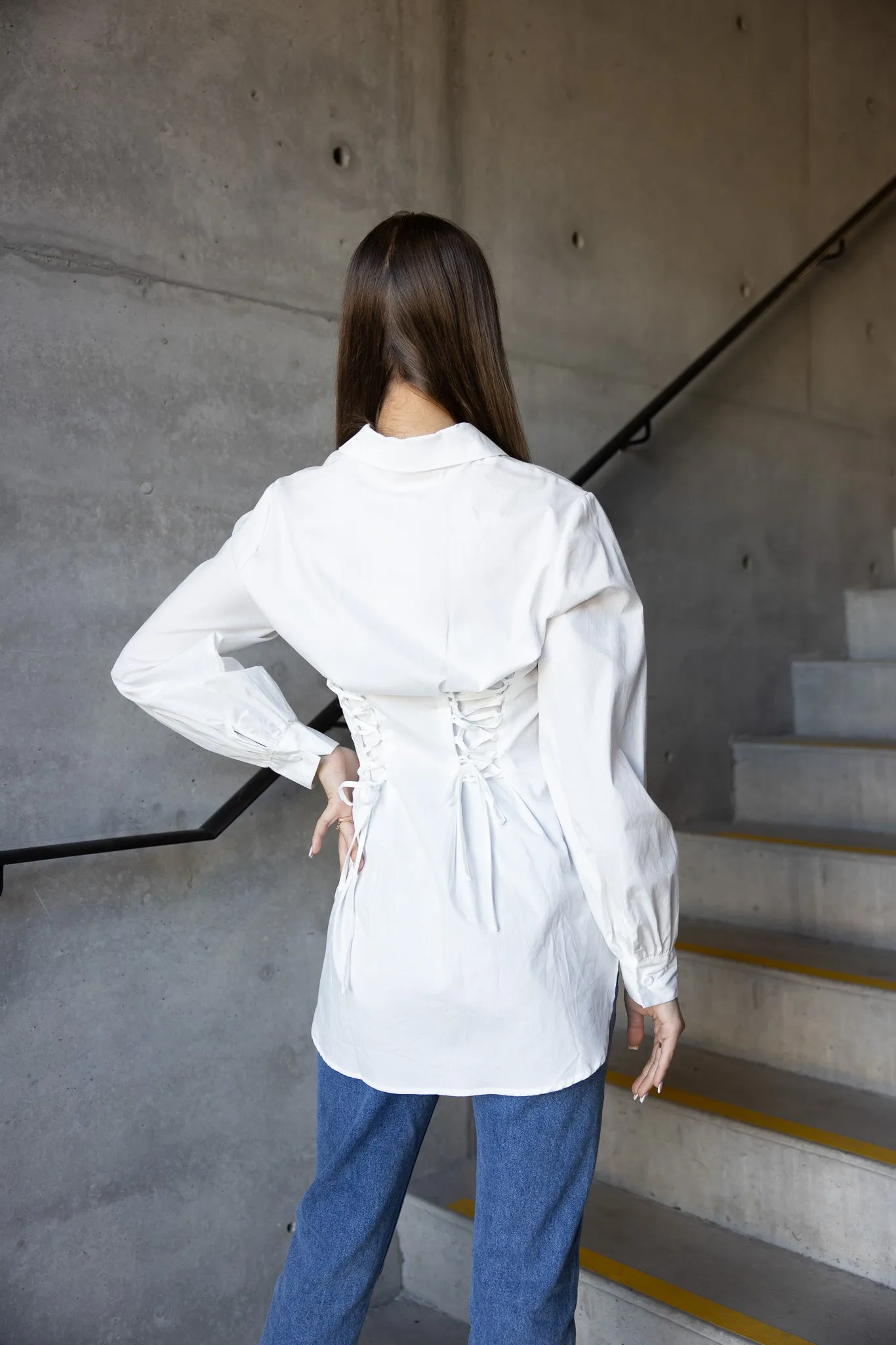 The Crescent Alegra Lace Shirt