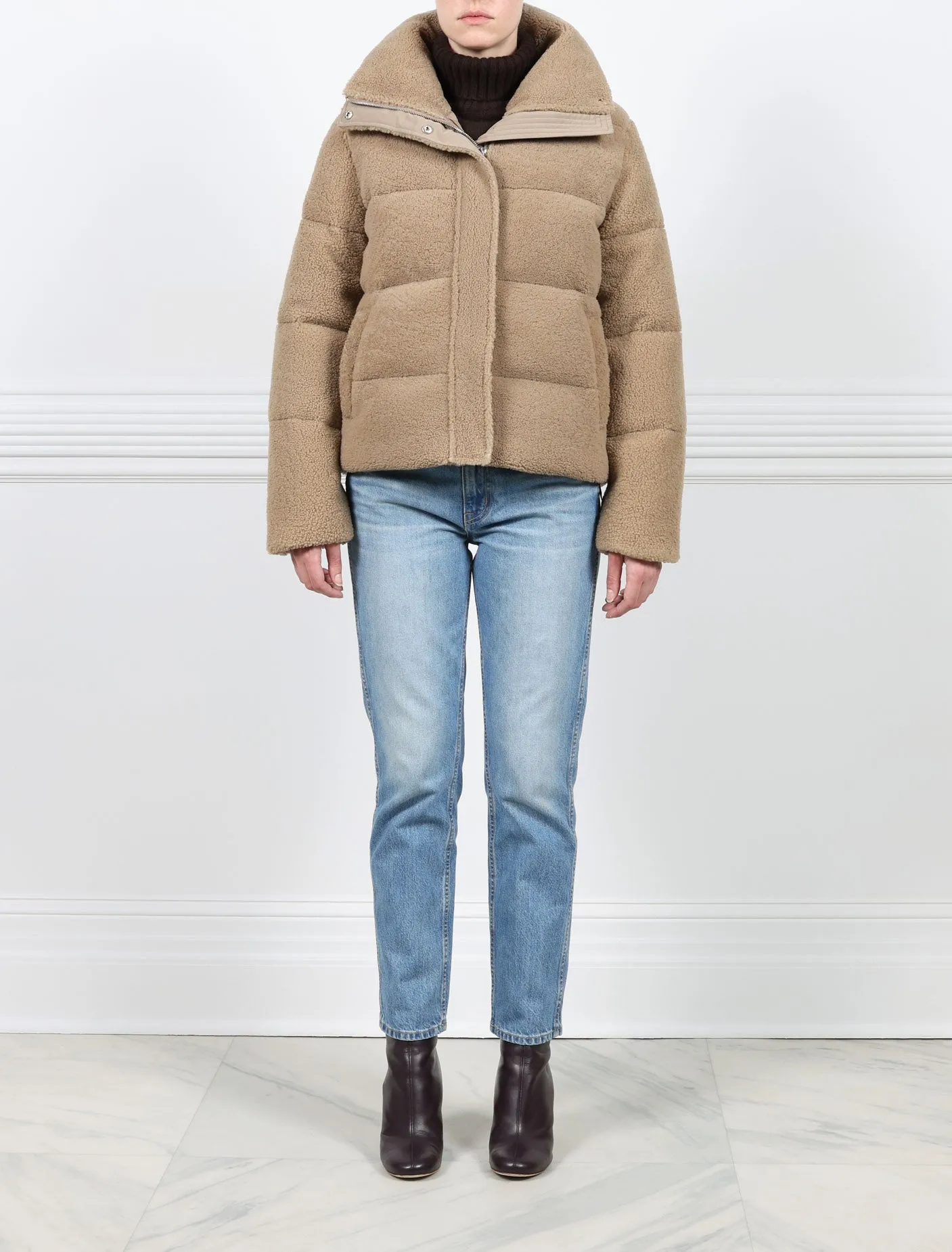 The Meadow Shearling Puffer Jacket