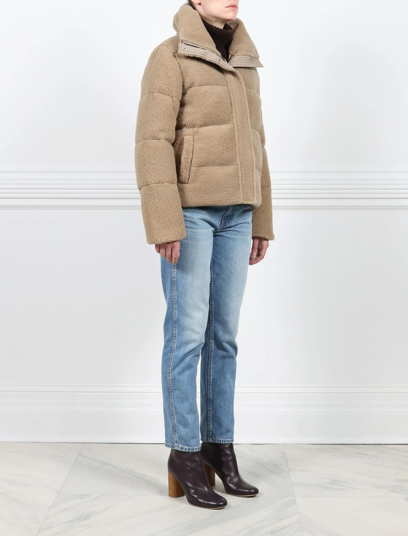 The Meadow Shearling Puffer Jacket