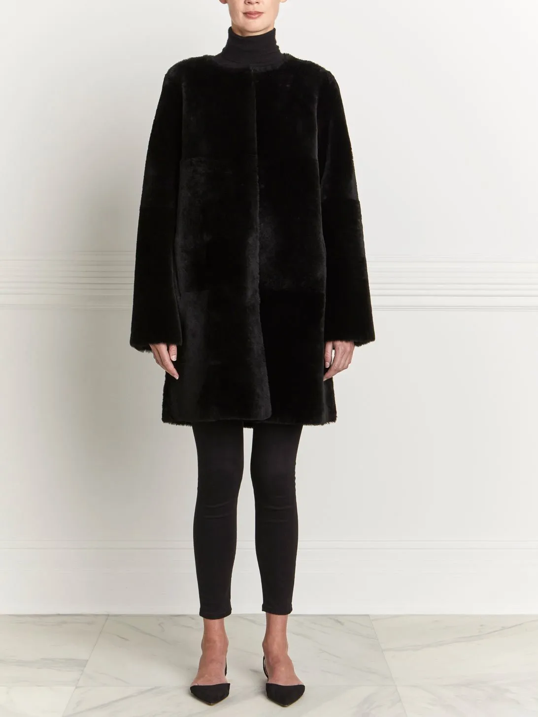 The Tempest Reversible Shearling Coat