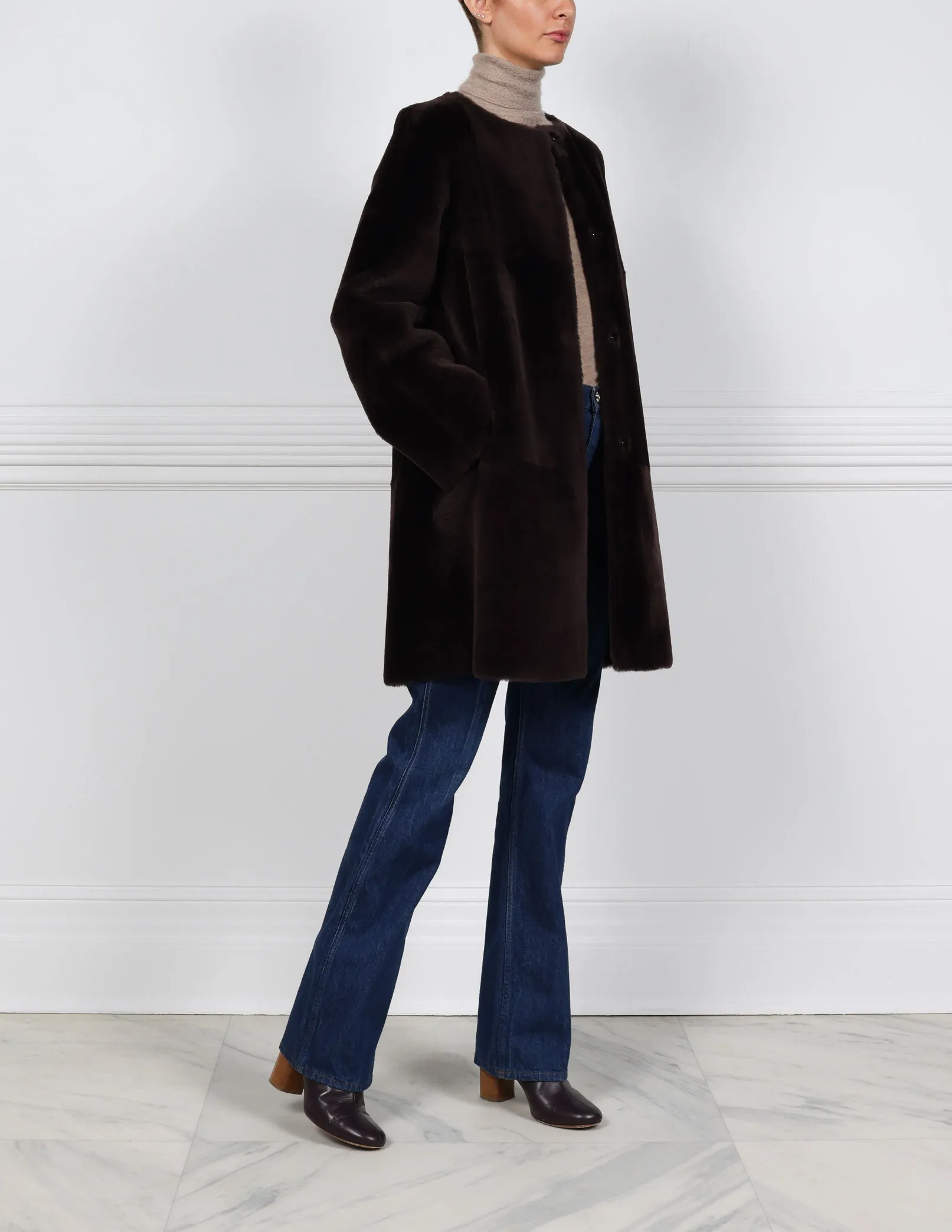 The Tempest Reversible Shearling Coat