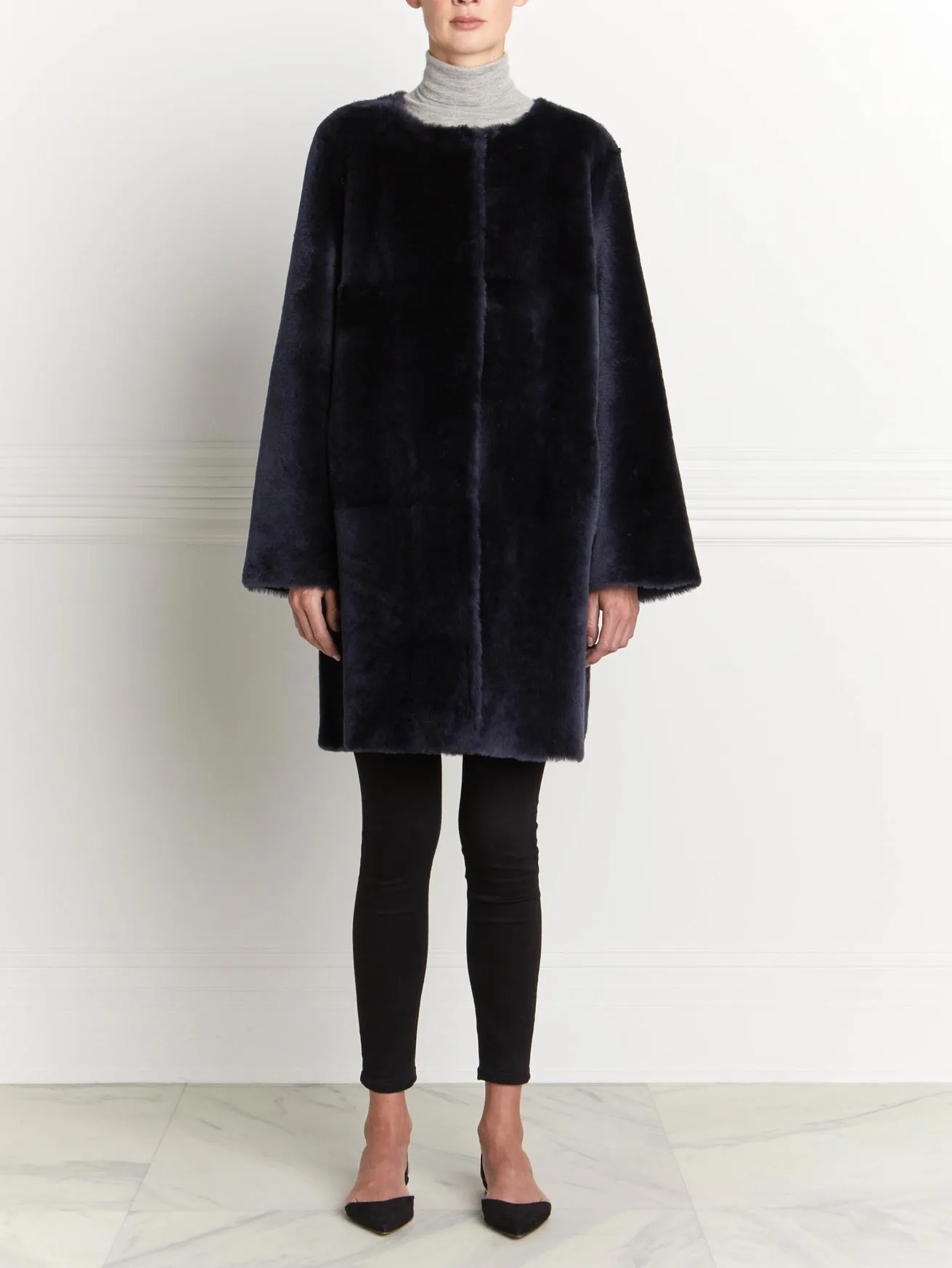 The Tempest Reversible Shearling Coat