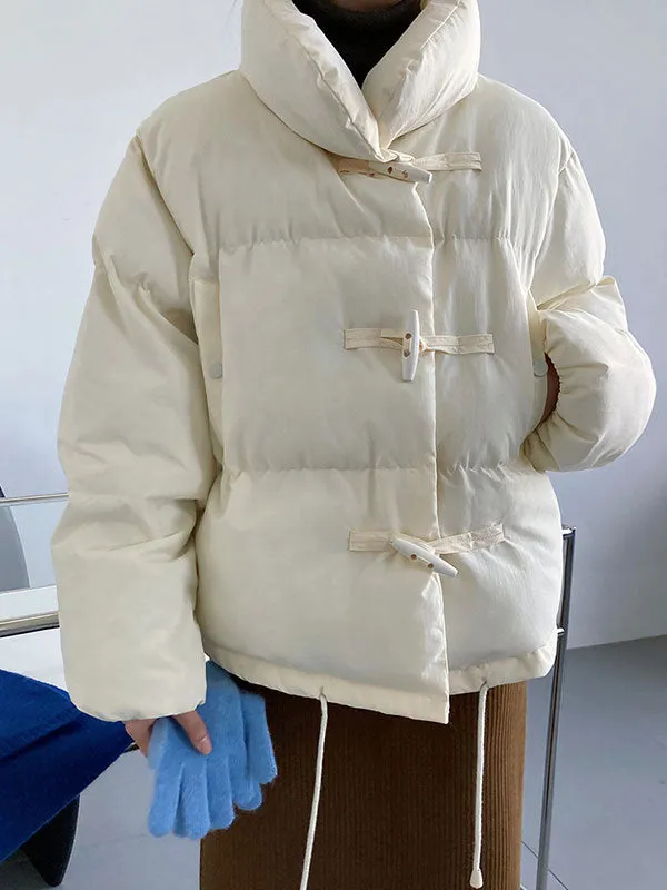 Toggle Fastening Puffer Jacket