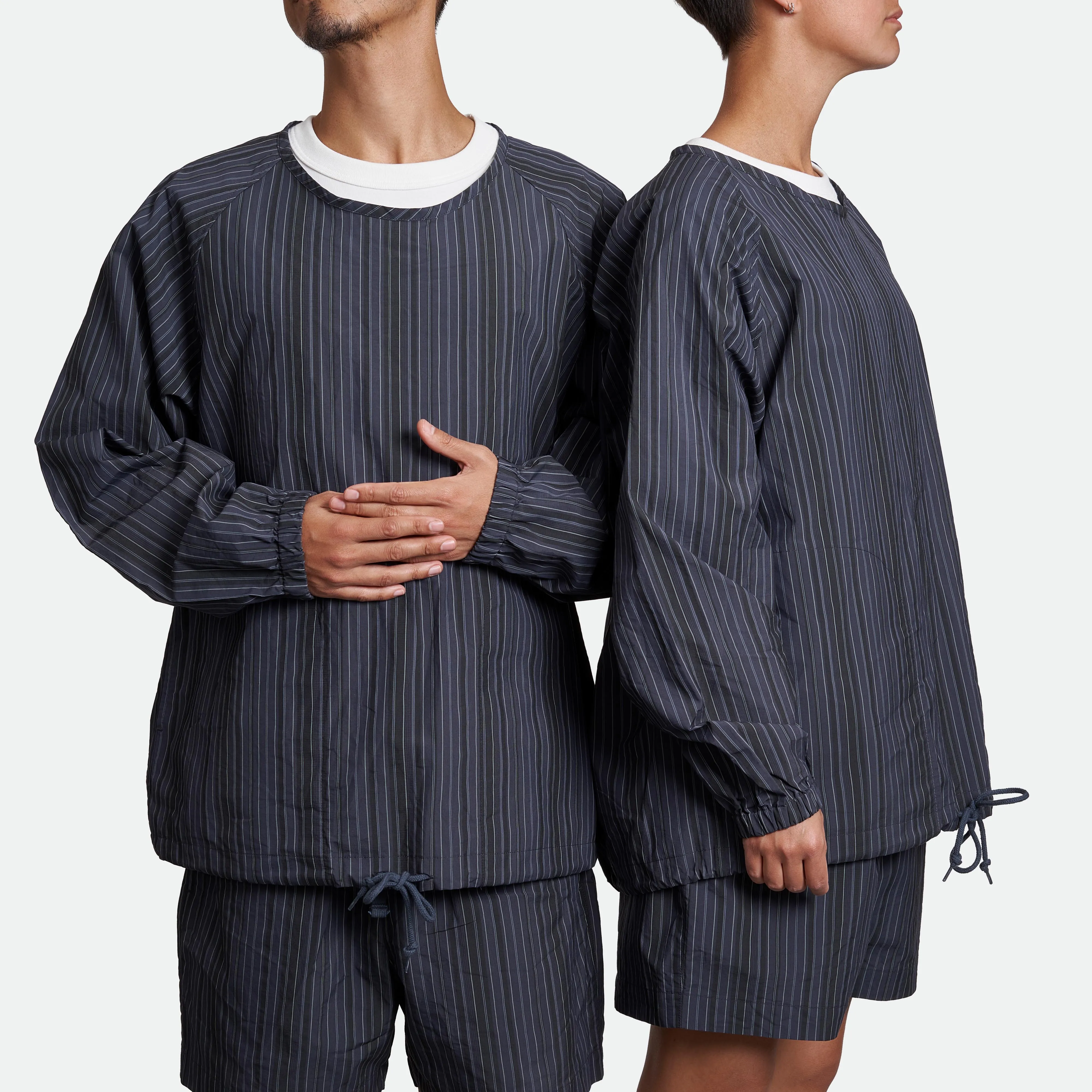 ts(s) - Multi Stripe Pullover Jacket Navy