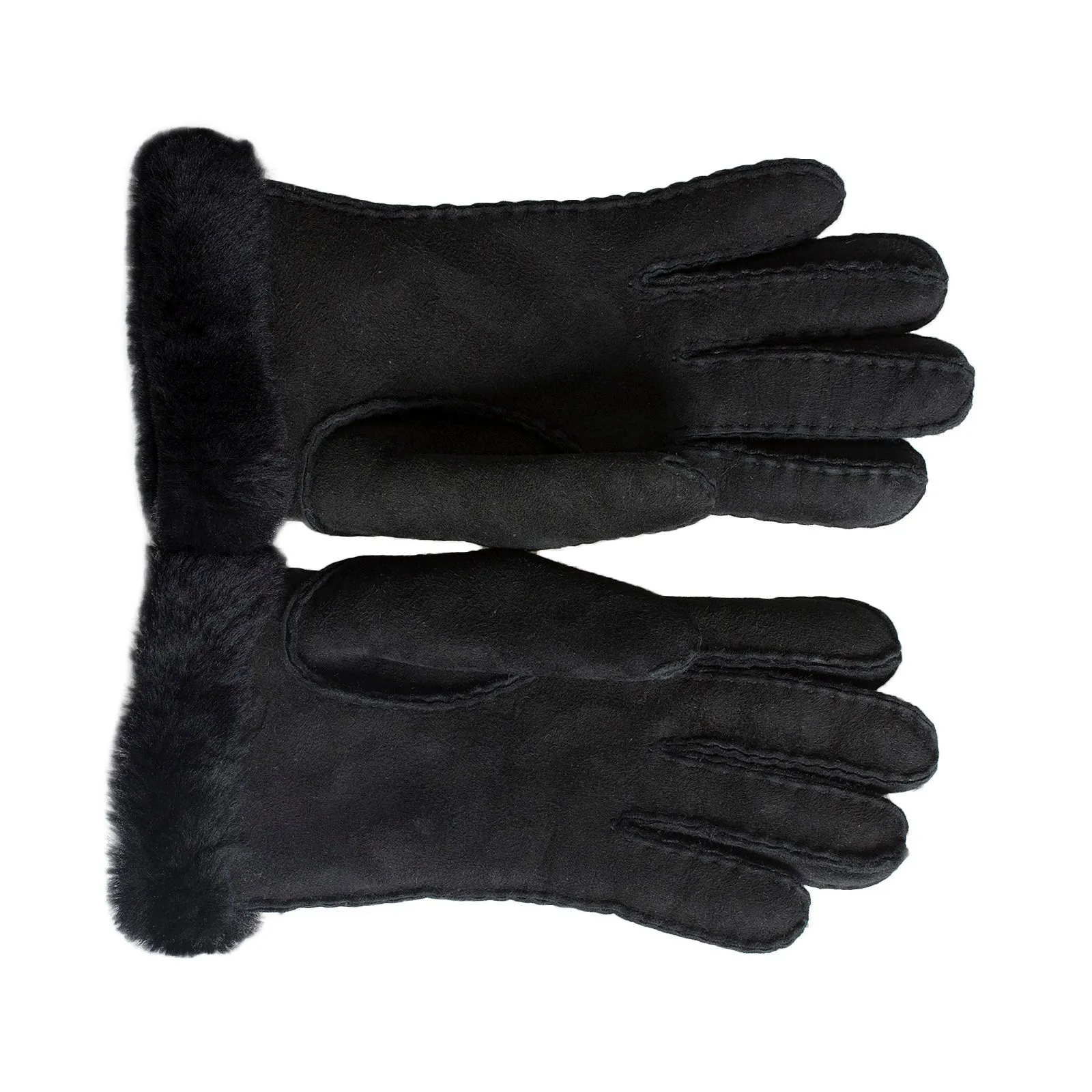 UGG Carter Shearling Black Gloves - Women's