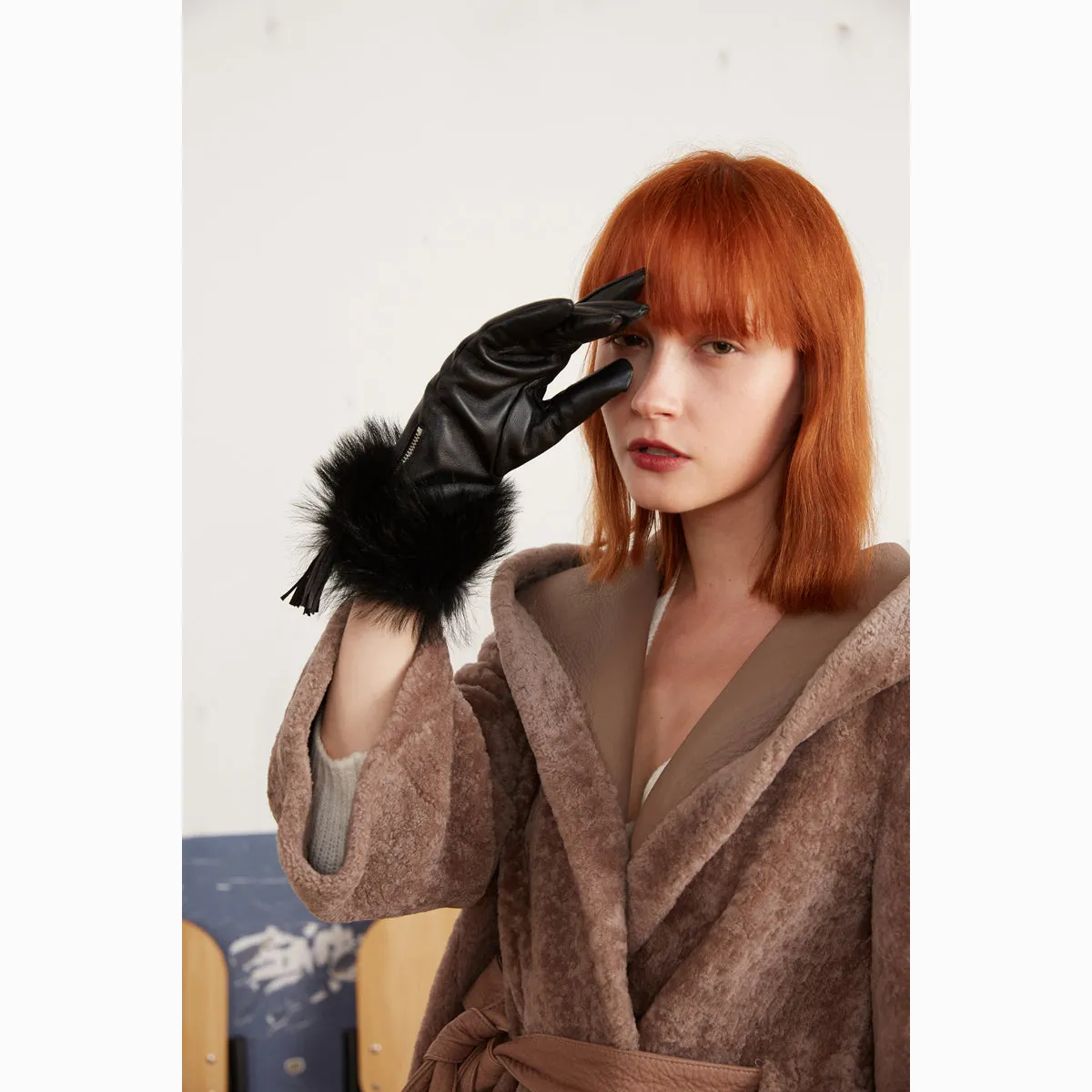 Ugg Gianna Touch Screen Fur Glove