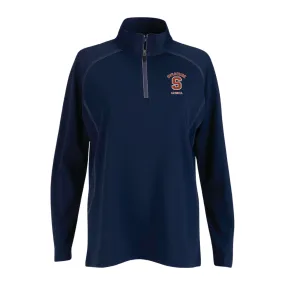 Vansport Ladies Syracuse Baseball Twill Knit 1/4 Pullover