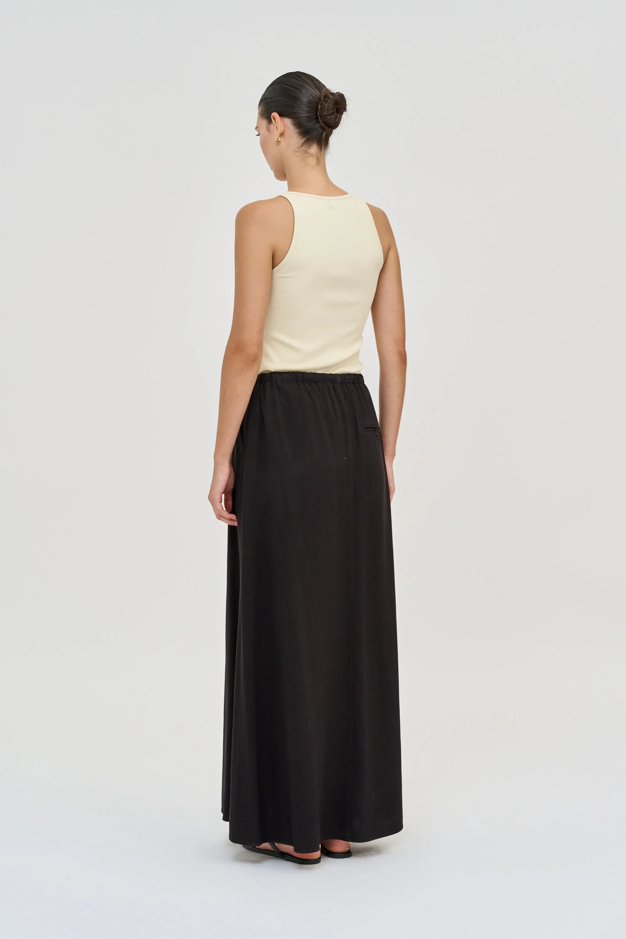 Vera Skirt Linen Black