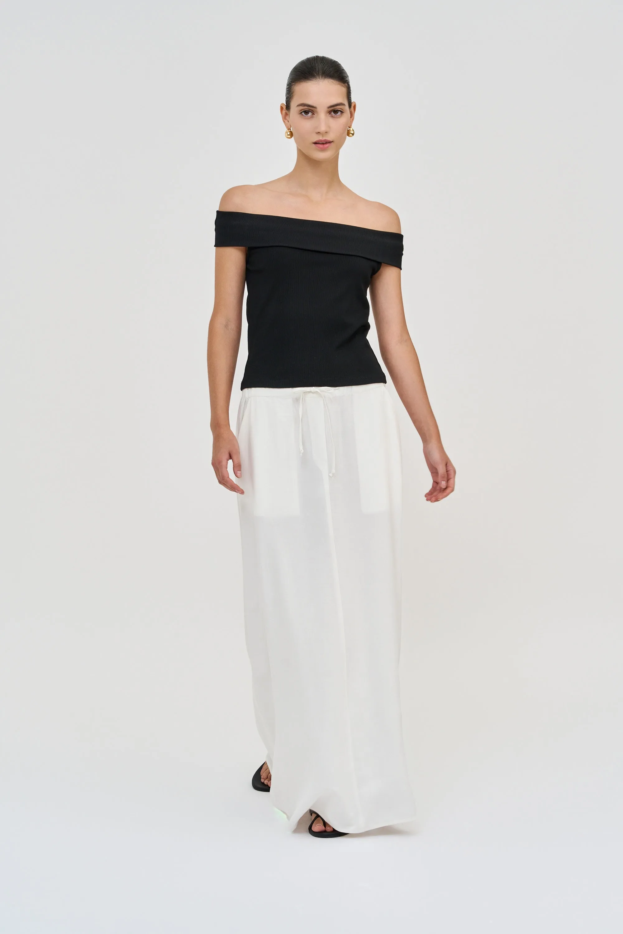 Vera Skirt Linen White