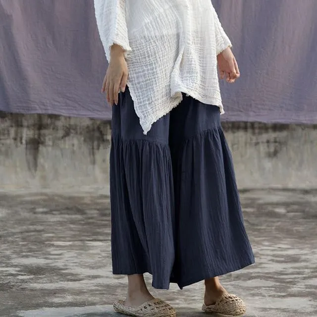 Vintage Wide Leg Palazzo Pants | Lotus