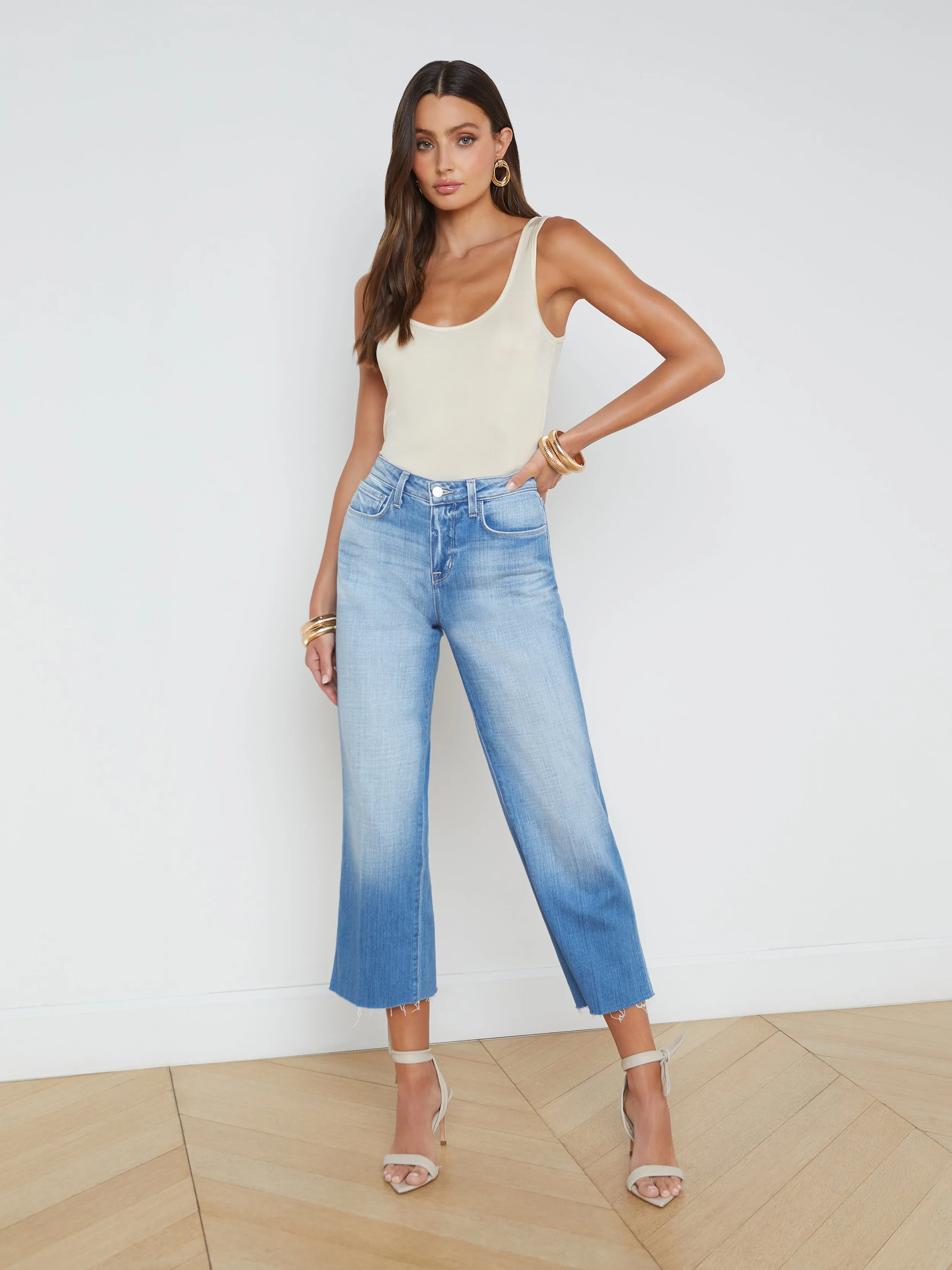 Wanda Cropped Wide-Leg Jean