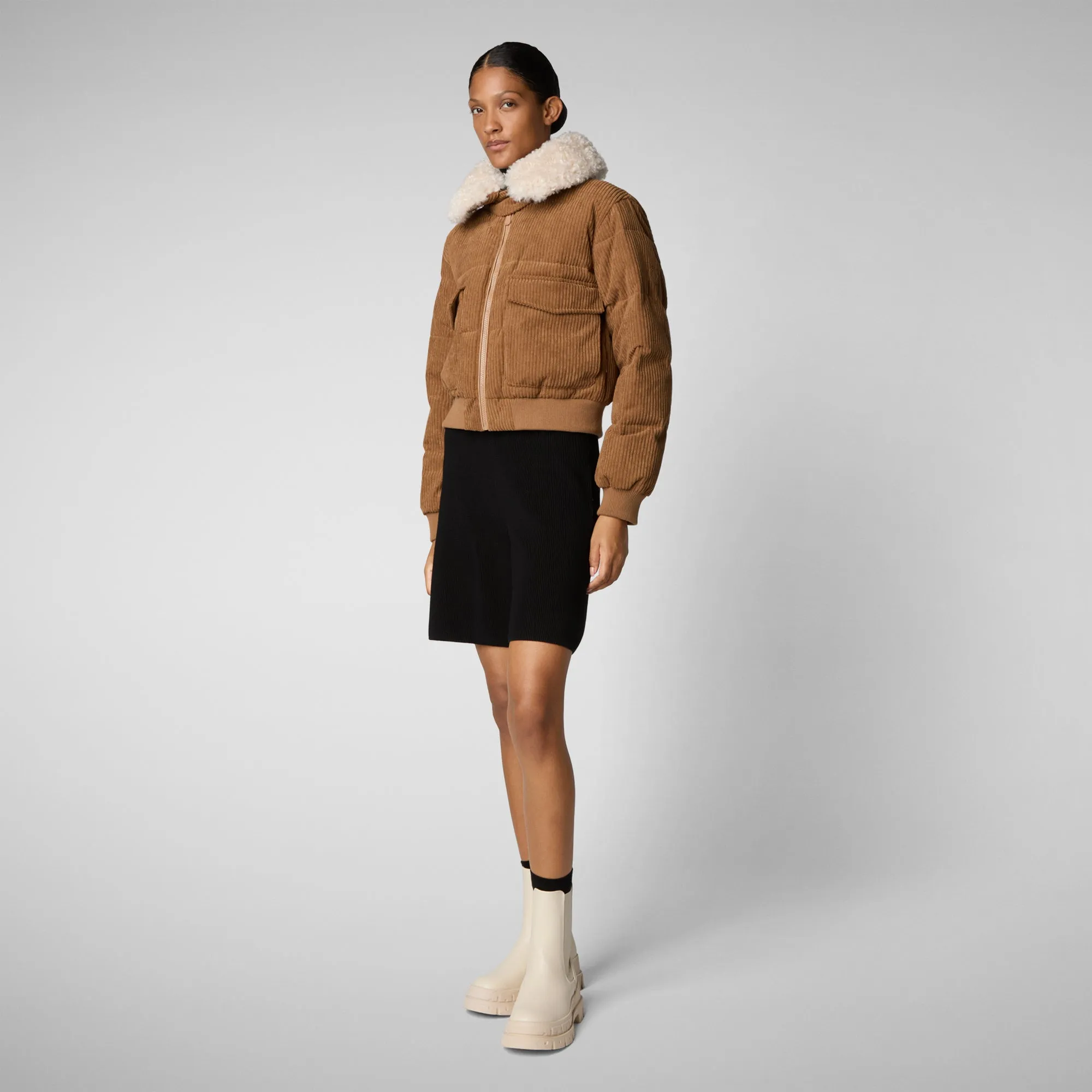 Women's jacket Reily in biscuit beige