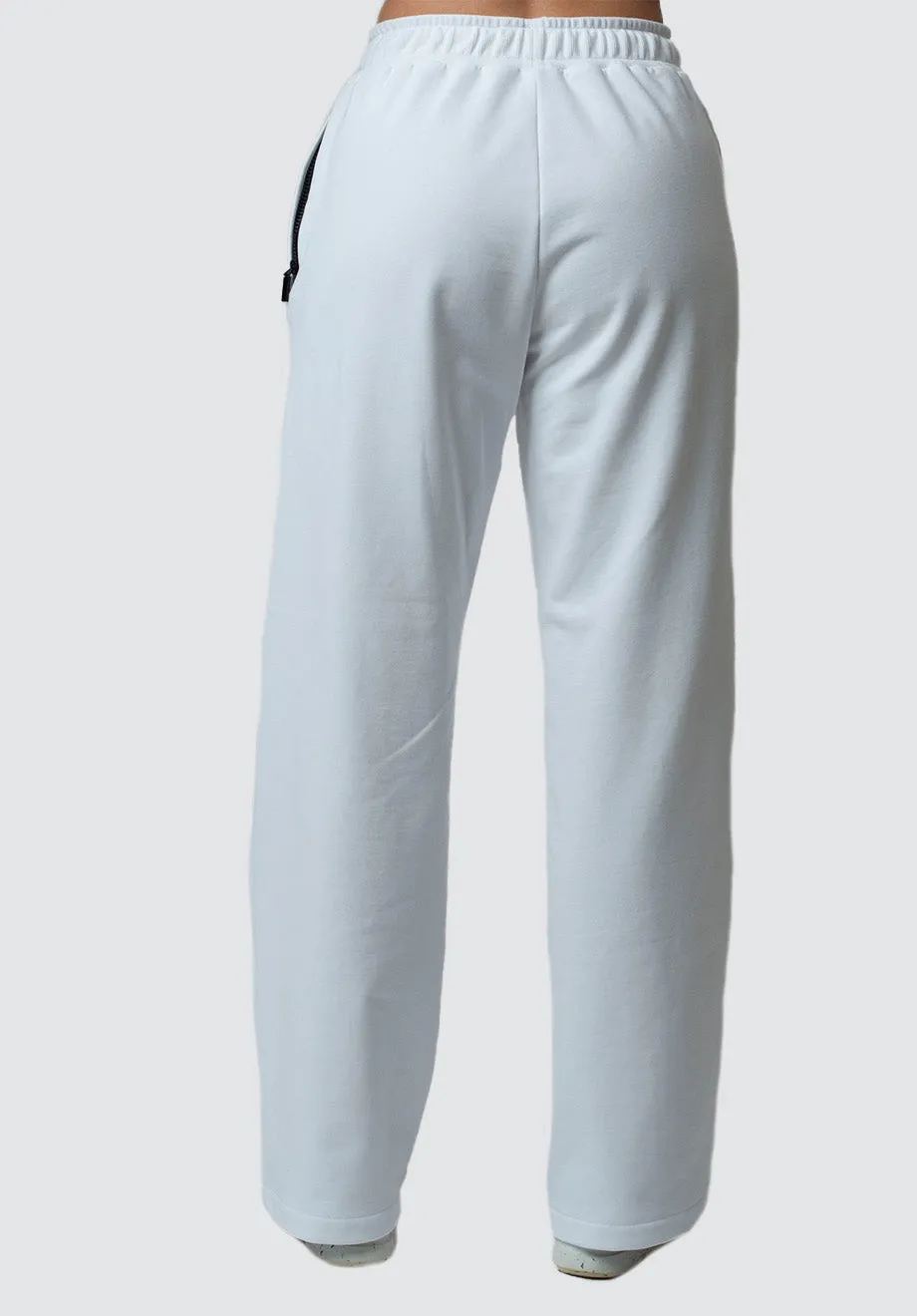 Women's Wide Leg Sweatpants | White