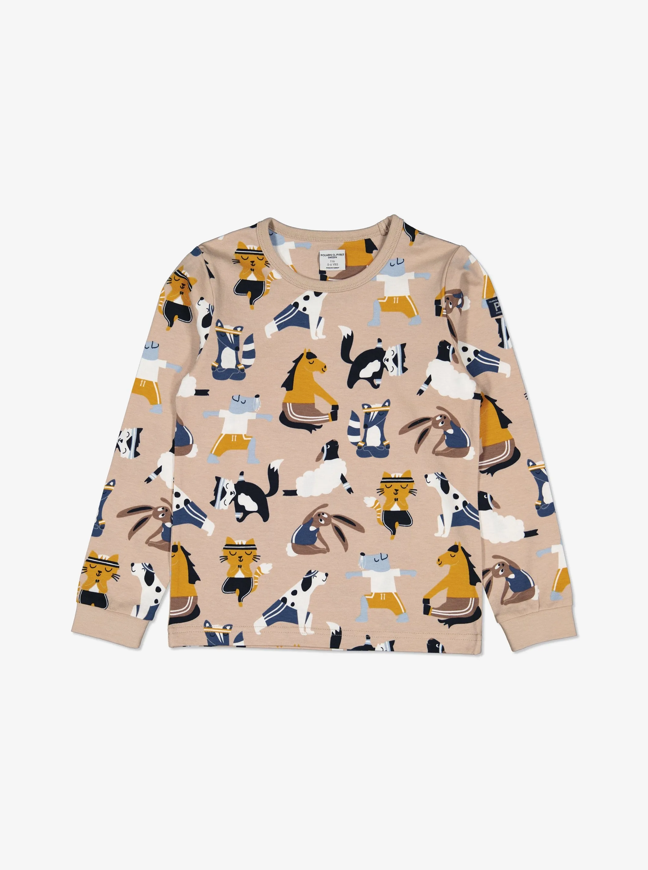 Woodland Workout Print Kids Top