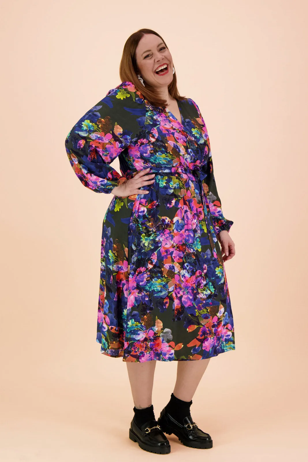 Wrap Midi Dress Sweet Pea