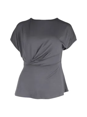 YASMI top - dark grey