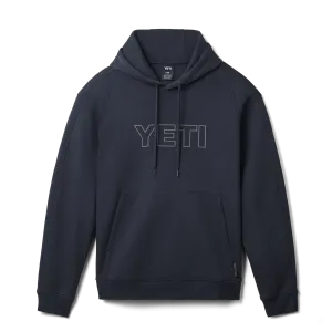 YETI® Logo Built for the Wild Fleece Hoodie Navy