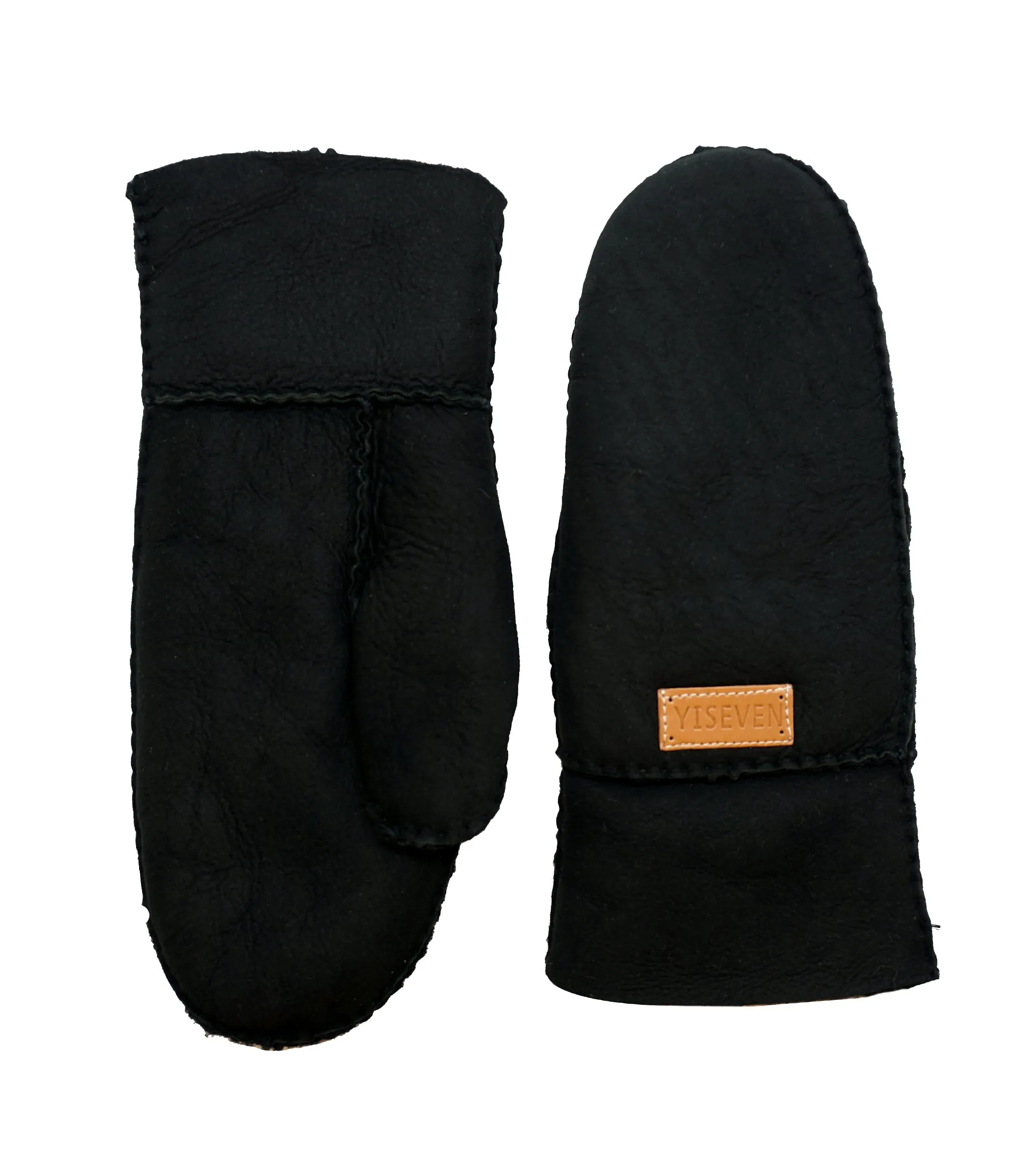 YISEVEN Women's Chic Sheepskin Shearling  Gloves(Mittens)