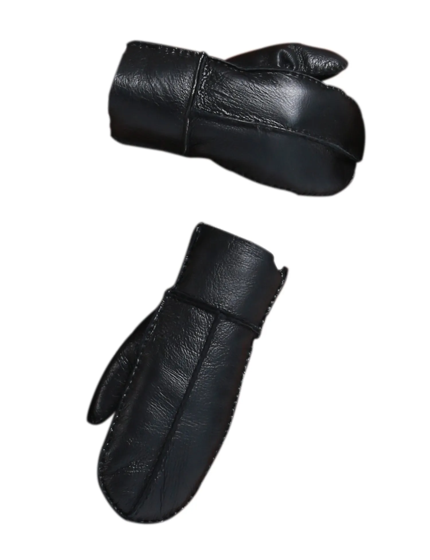 YISEVEN Women's Sheepskin Shearling Leather GLoves(Mittens)