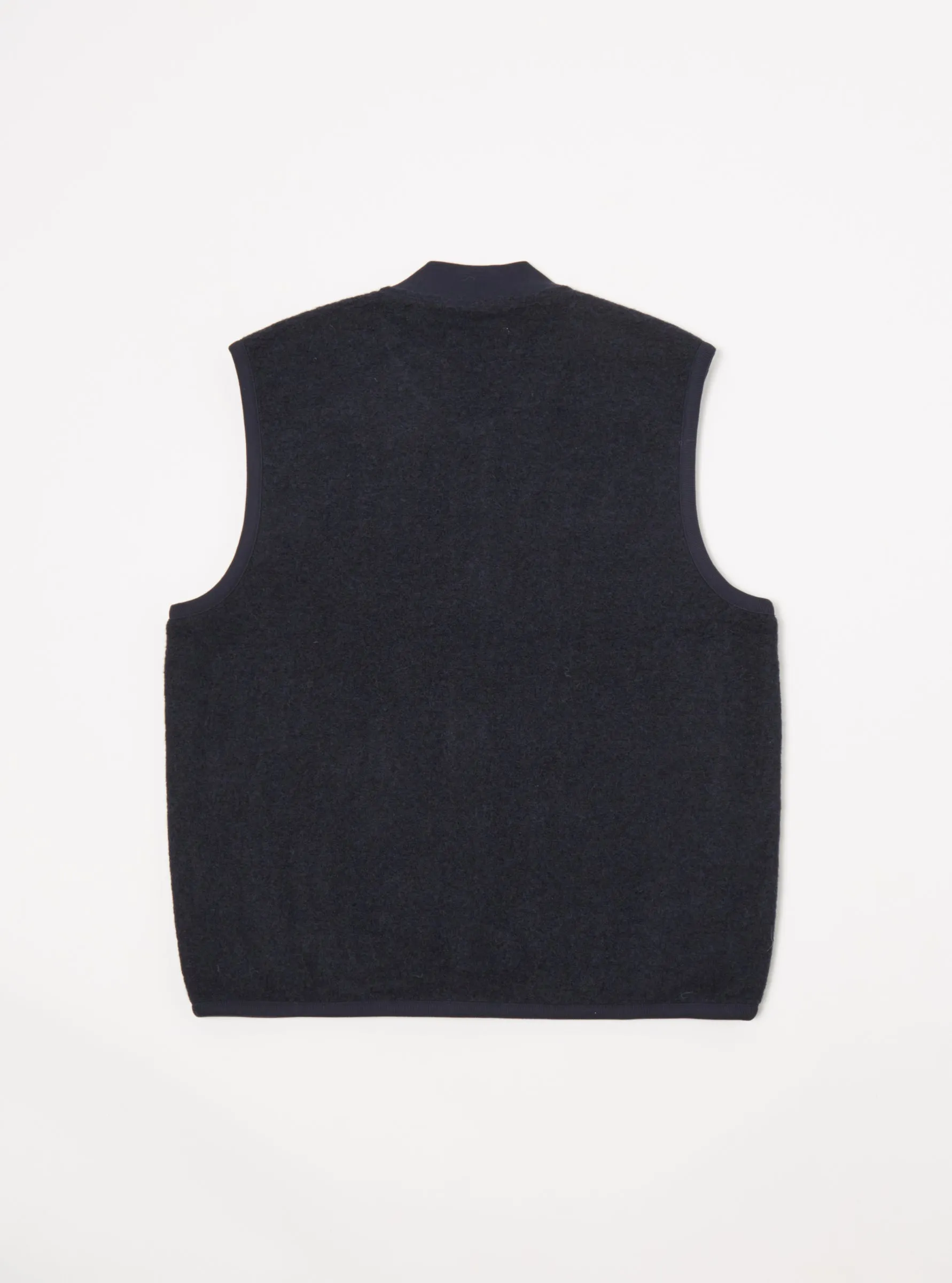 Zip Waistcoat | Navy